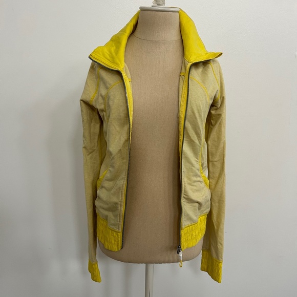 Lemon Lululemon Zip Up - Picture 1 of 5